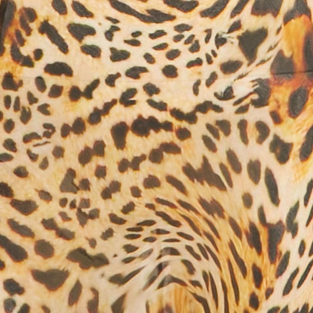 Rat & Boa Brown /black Animal Print Crepe & Lace Akima Slip Dress L - Picture 3 of 5